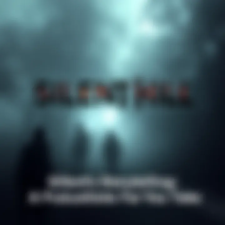 A dark foggy scene reminiscent of Silent Hill, featuring shadowy figures in the background, evoking a sense of psychological horror.