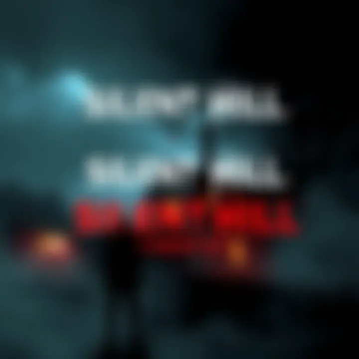 Cover art for Silent Hill: Townfall featuring dark, eerie landscape and a shadowy figure