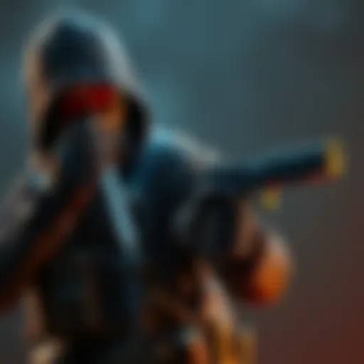 A skilled mercenary holding a knife and a silenced pistol, ready for a stealthy mission.