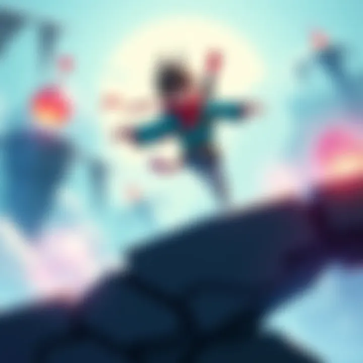 A character from Silksong performing a runback sequence emphasizing platforming elements, with various obstacles in the background.