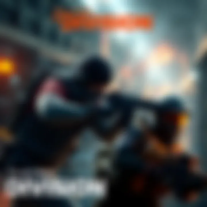 Single Player in Division Gameplay A player engages in combat solo in Division, showcasing the game's environment and action.