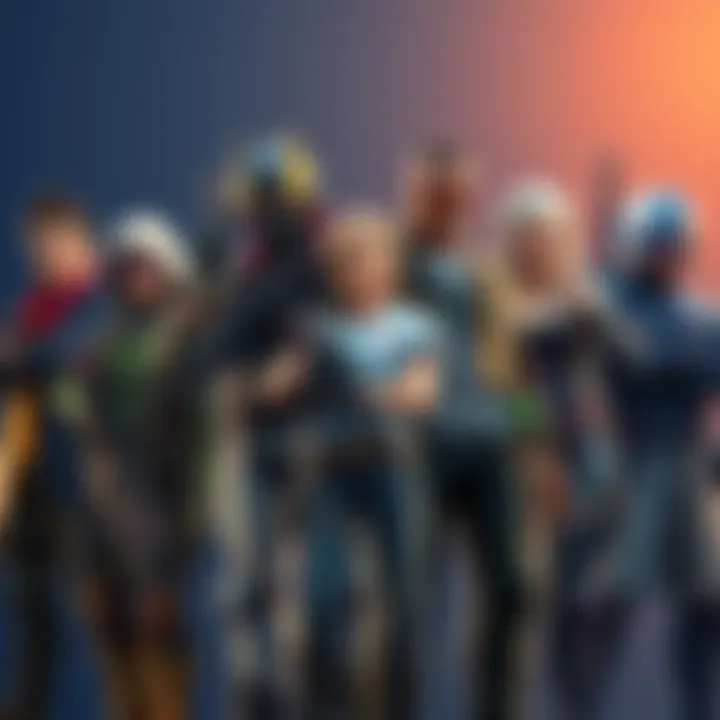 A group of diverse characters from various action-packed single-player story games standing together, showcasing their unique looks and styles, symbolizing adventure and engagement in gaming.