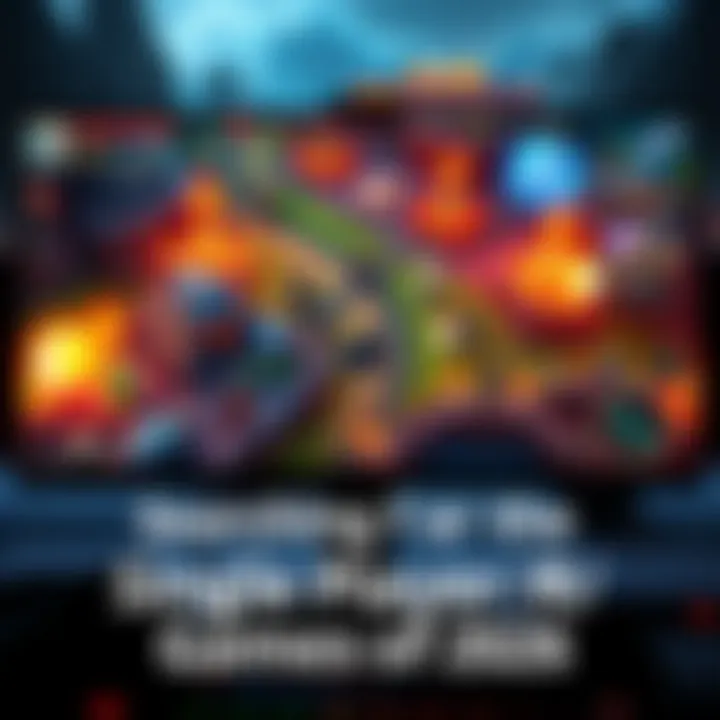 A screenshot of a single player real-time strategy game showing strategic gameplay and vibrant graphics