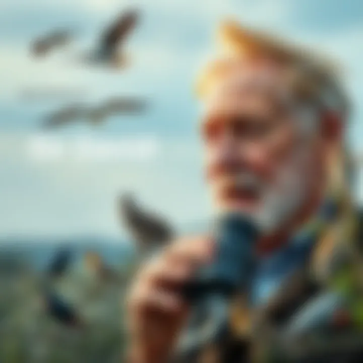 Sir David Attenborough Tribute A collage of Sir David Attenborough in nature, showcasing his love for wildlife and conservation.