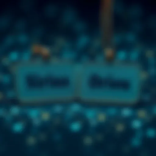 A close-up of two name tags, one labeled Sirius and the other Orion, surrounded by stars. Each name tag has a different design reflecting its cultural significance.