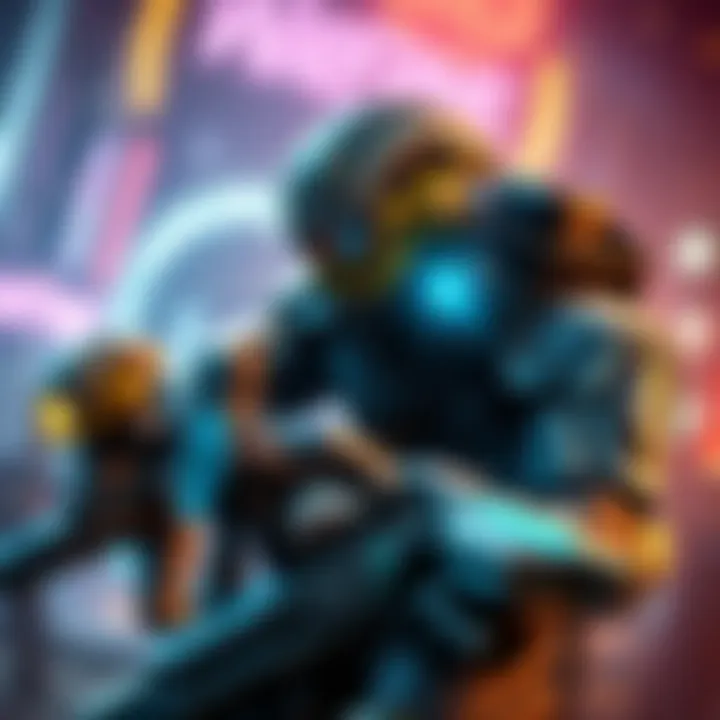 Skilled Warframe player in action A seasoned Warframe player showcasing advanced gameplay techniques, focused on teamwork and strategy in a vibrant game environment.