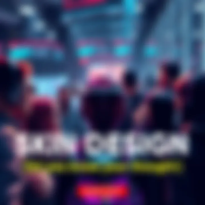 People discussing a new skin design and its features