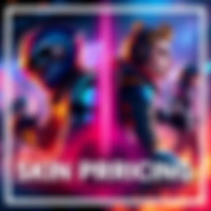 A split image showing Arc Raiders on one side with players discussing skin prices, and The Finals on the other with players enjoying their skins. The contrasting visuals highlight the debate on skin pricing in the two games.