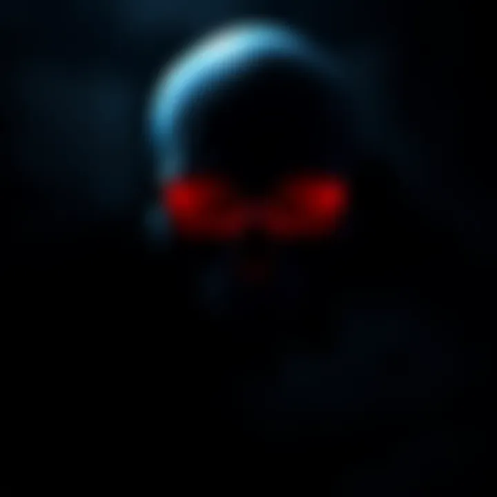A stylized depiction of a skull-like face emerging from shadows, symbolizing the eerie phenomenon of Skull Face.