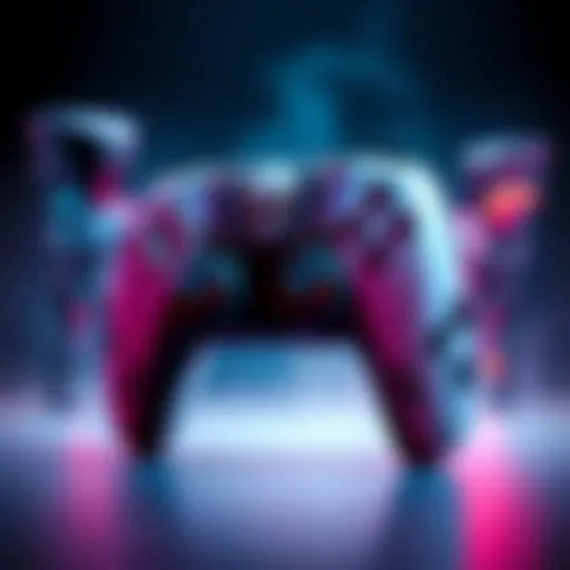 A PlayStation 5 controller with a unique skull design, showcasing gaming innovation and style.