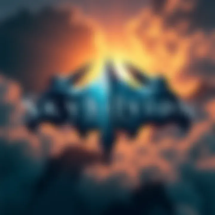 Logo of Skyblivion showcasing a fantasy theme, hinting at a remastered Oblivion adventure.