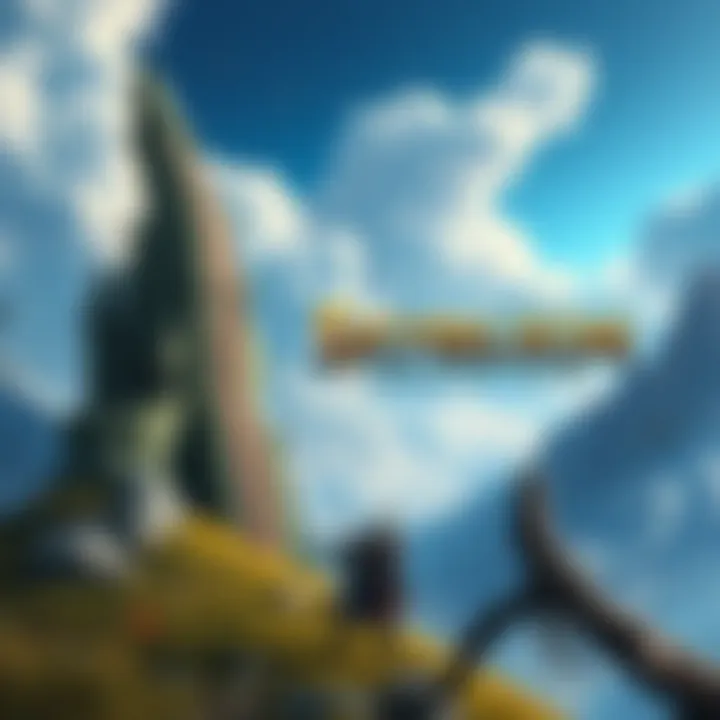 Skyblivion Game Concept Art Concept art showcasing characters and landscapes from Skyblivion, emphasizing its fantasy setting.