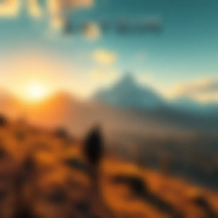 A player exploring the vast landscapes of Skyrim with mountains in the background