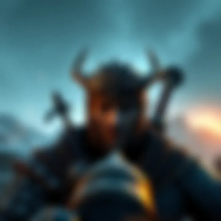 Skyrim third-person camera view A character in Skyrim viewed from a third-person perspective, showcasing varied camera distance.