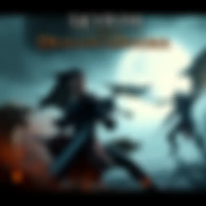 A comparison scene showing characters from Skyrim and Dragon's Dogma in an epic battle setting