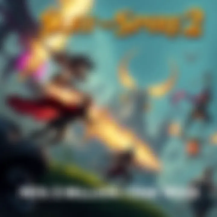 Cover image showing vibrant art from Slay the Spire 2, featuring characters engaged in battle against various enemies in a fantasy setting.