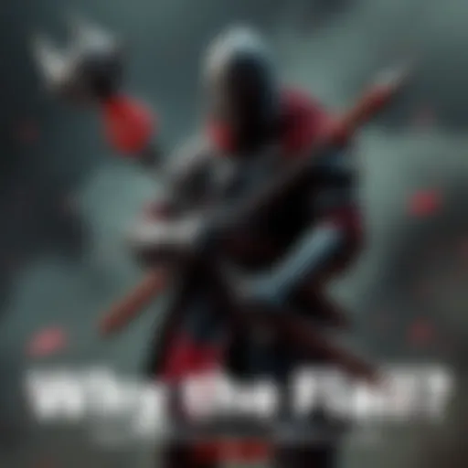 A warrior known as Slayer stands ready for battle, gripping a flail with a spiked ball on a chain, showcasing its unique design