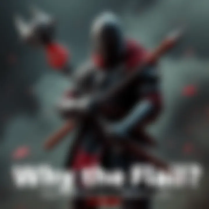 A warrior known as Slayer stands ready for battle, gripping a flail with a spiked ball on a chain, showcasing its unique design