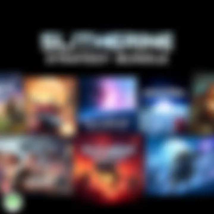 A collection of strategy game covers from the Slitherine Strategy Bundle, showcasing popular games like Battlestar Galactica Deadlock, highlighting various gameplay scenes and vibrant artwork.