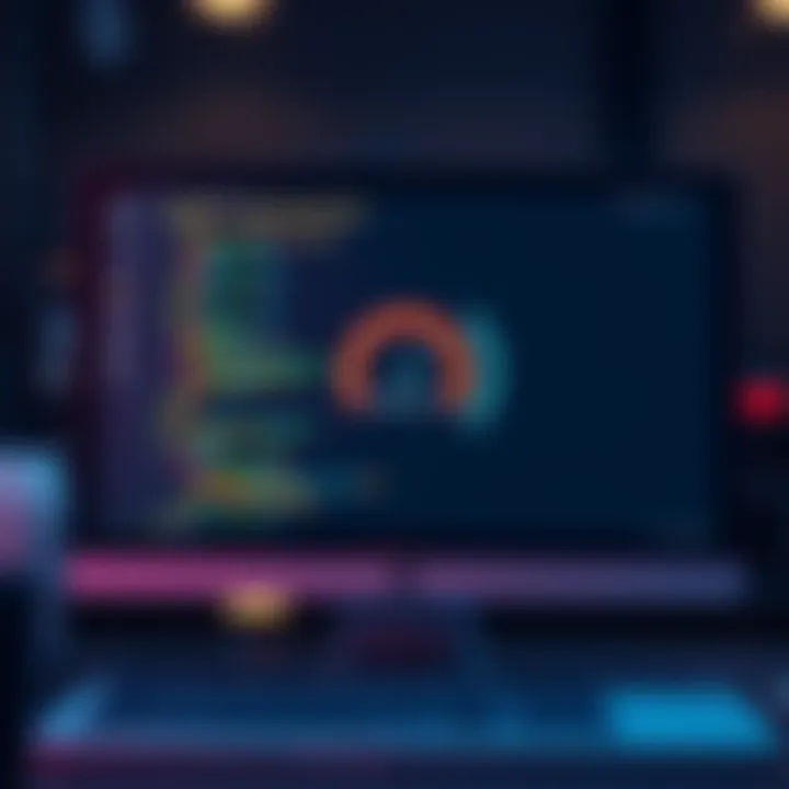 A computer screen showing a loading spinner while trying to access a website, indicating slow performance