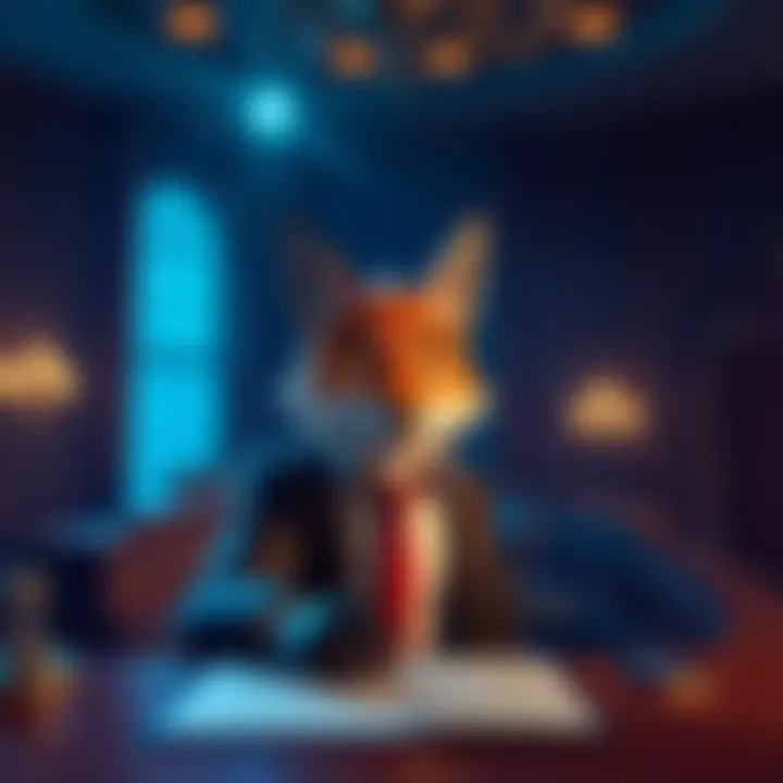 Sly 2 and Boston Legal Connection A fox character from Sly 2: Band of Thieves and a courtroom scene depicting legal drama, highlighting humor and depth in storytelling.