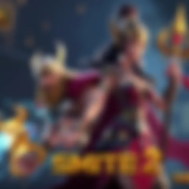 A screenshot of Smite 2 gameplay showing Thor and Thana with visual effects but no sound waves, highlighting audio issues.