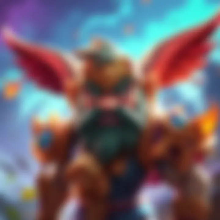 Colorful cartoon-style character from Smite 2 showcasing vibrant graphics.