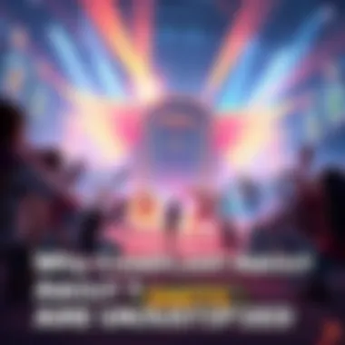 A vibrant scene from Smite 2 showing characters battling in a colorful arena with fans cheering in the background.