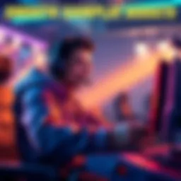 A player enjoying a seamless gaming experience without any disturbing sounds while using boosts.