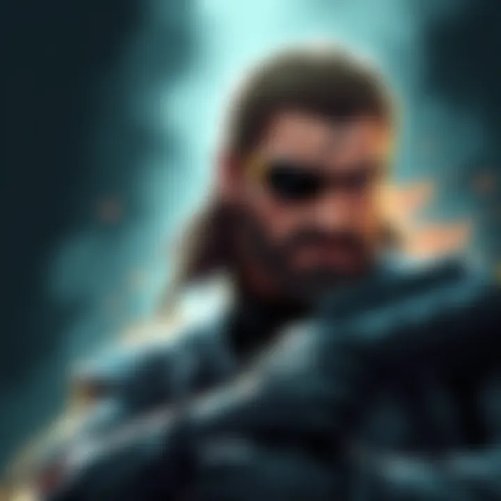 Illustration of Snake and Big Boss from Metal Gear Solid 4, inviting modders to collaborate on a new gameplay edit.
