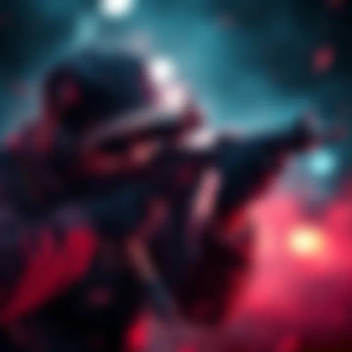 Artwork featuring a sniper in a dramatic pose, surrounded by elements indicating NSFW themes, evoking intrigue and interest.