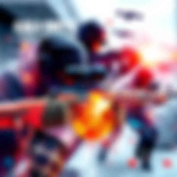 A vibrant collage representing the art of editing Call of Duty Mobile clips, featuring snipers in action and editing tools