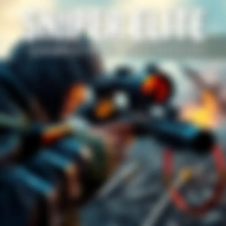 Cover art featuring a sniper aiming through a scope in a war-torn landscape, showcasing a tactical setting.