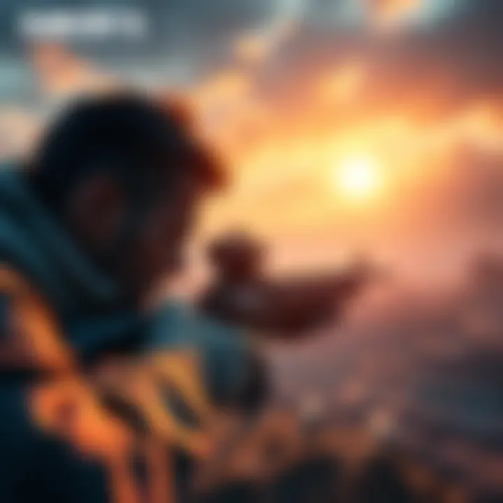 A player aiming a sniper rifle at a distant target in Far Cry 5 or New Dawn, showcasing precision and focus.