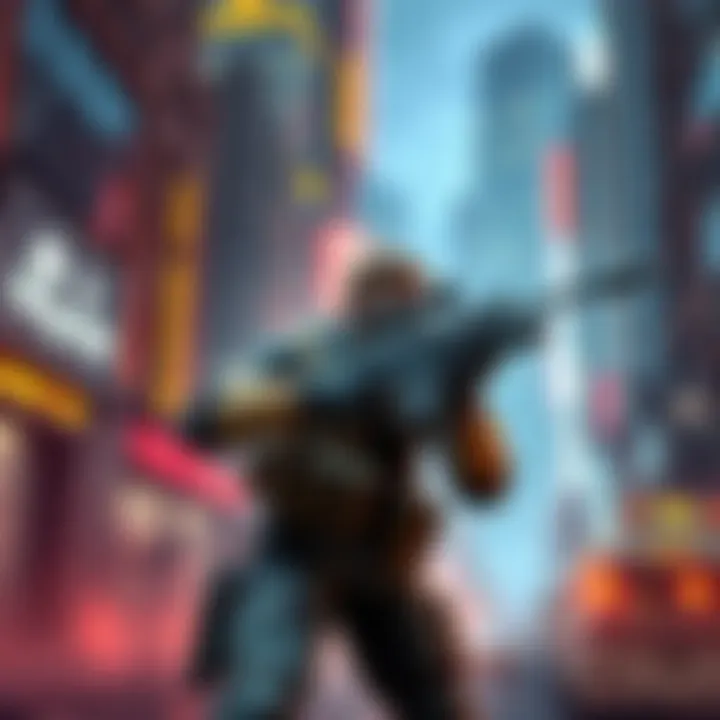 Sniper character in Streets of Rage 2 style The Sniper from Team Fortress 2 reimagined as a character in Streets of Rage 2, equipped with a sniper rifle and wearing a combat outfit, set in a vibrant city background.