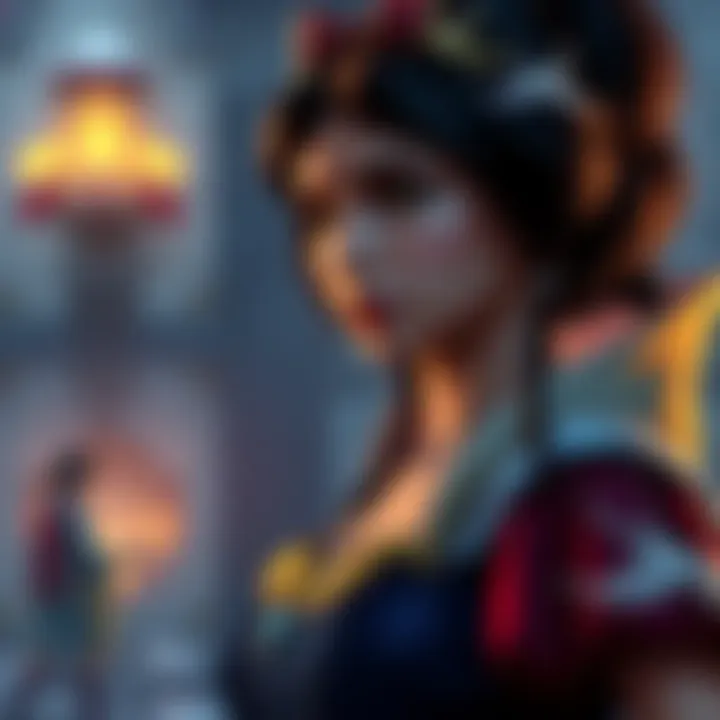Snow White stands with a contemplative expression, symbolizing her character evolution and challenges in The Wolf Among Us 2.