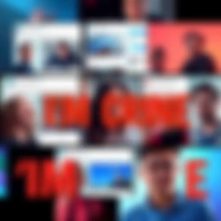 A collage of social media posts featuring the phrase 'Im Crine' with varied reactions from different people.