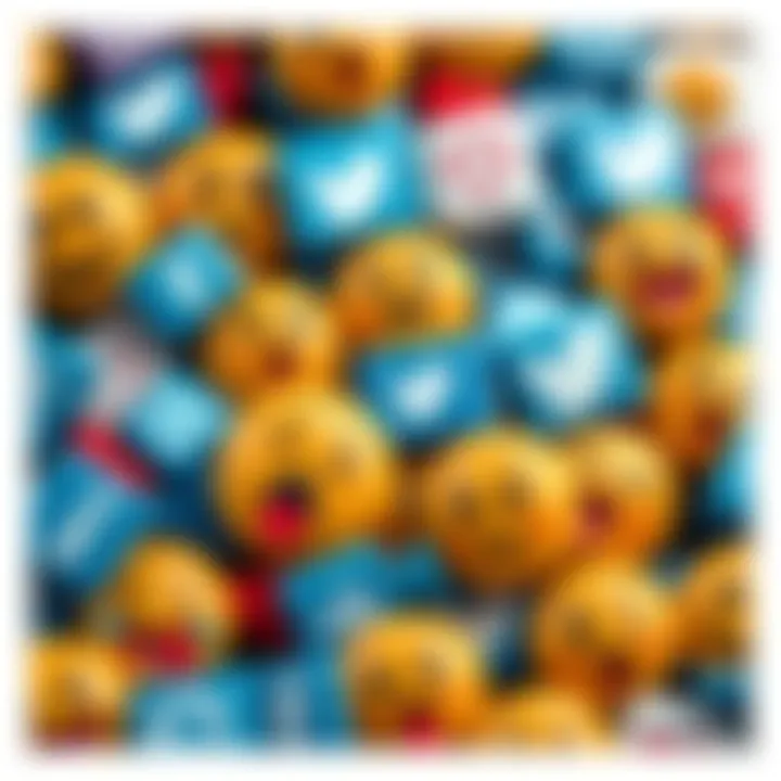 A collage of social media icons with shocked and surprised emojis, reflecting quick reactions to a failed prediction.