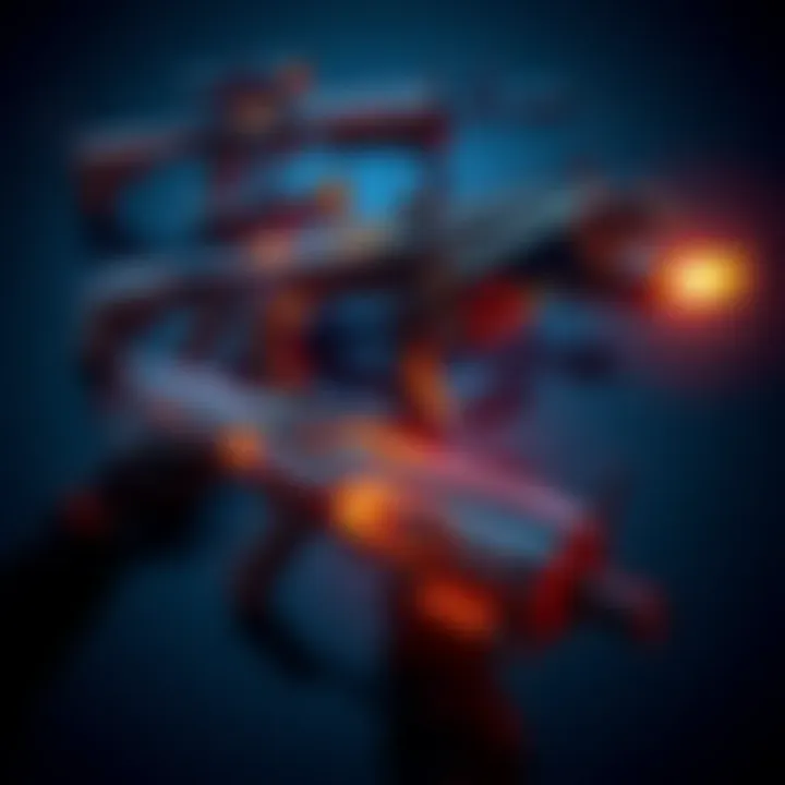 Solar Auto Rifles for Warlock Builds A collection of Solar auto rifles with glowing effects, representing powerful Warlock builds focused on the Dawn Chorus ignition.