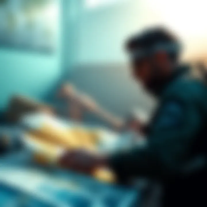 A soldier analyzing a map and mission objectives in Metal Gear Solid Peace Walker. He is focused on strategies to unlock the 7th Zadornov mission.