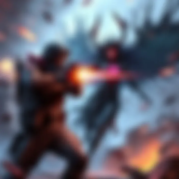 Soldier successfully shoots Wuyang while Domina's ultimate is active, showcasing a battle scene with dramatic effects.