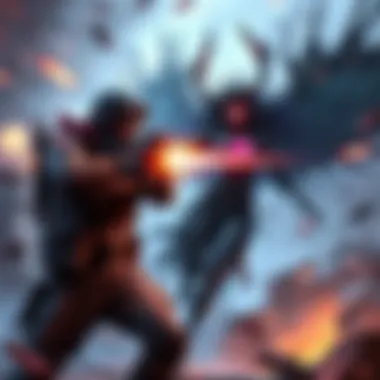 Soldier Shooting Through Domina's Ability Soldier successfully shoots Wuyang while Domina's ultimate is active, showcasing a battle scene with dramatic effects.