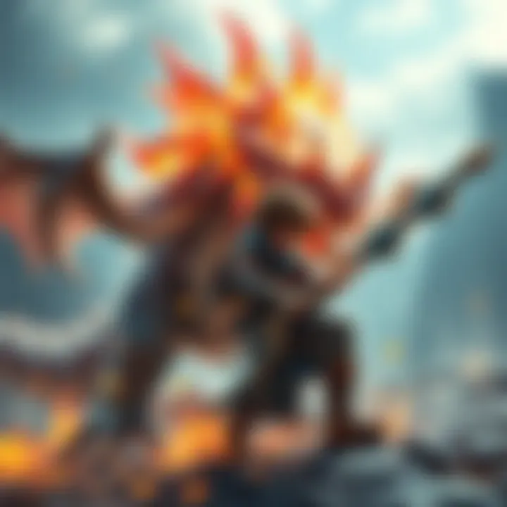 Solo Monster Hunter in Action A below-average player battling a monster in Monster Hunter Generations Ultimate, showcasing determination and strategy in solo gameplay.