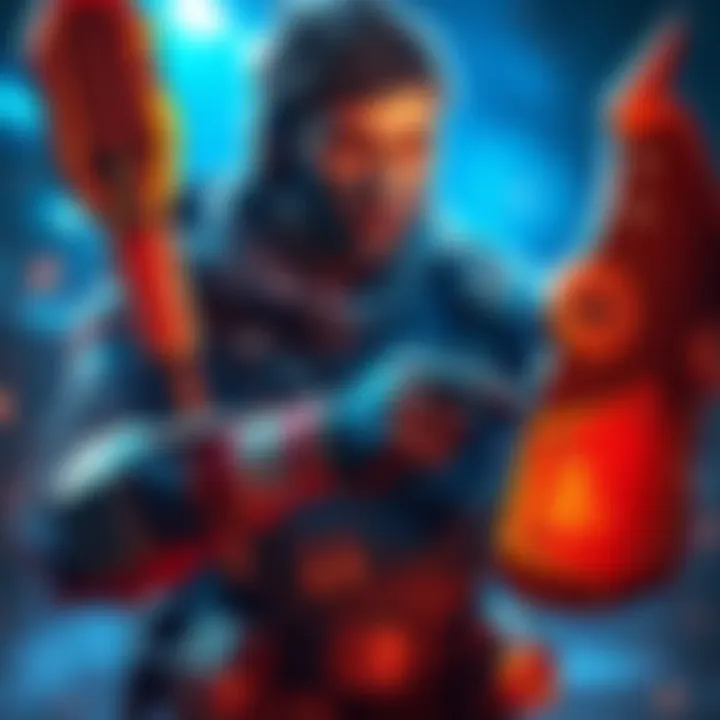 A character in a game adjusting gear with focus on increasing damage and armor while playing solo