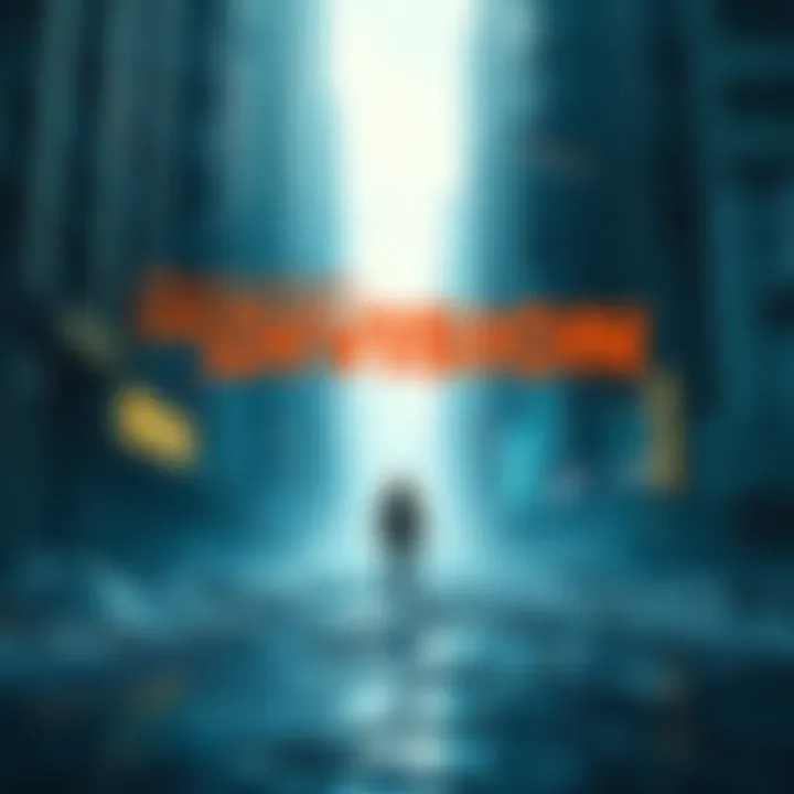 Solo player in The Division A lone character exploring a post-apocalyptic urban environment in The Division, focused on completing PvE missions.