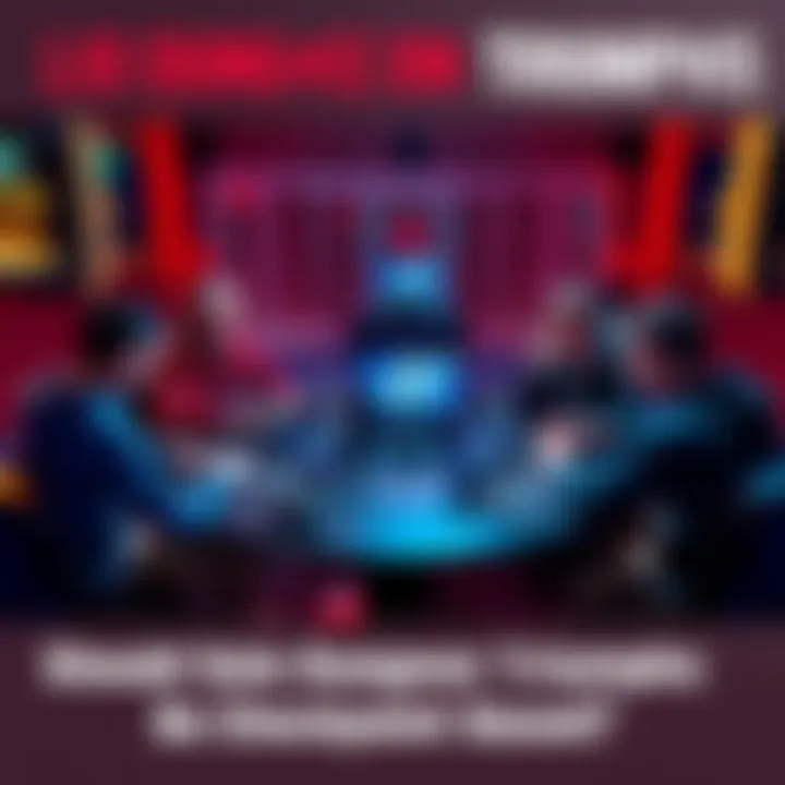 A group of gamers discussing solo dungeon triumph strategies at a round table, with game consoles and laptops open, highlighting the checkpoint proposal.