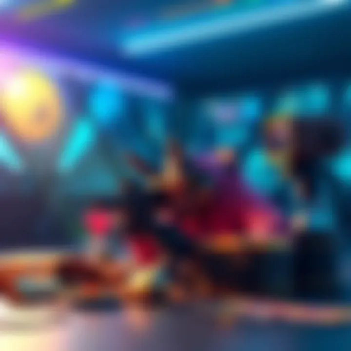 A player enjoying solo gameplay in a virtual environment, surrounded by loot and engaging in peaceful PvE actions, preparing for team battles in trios.