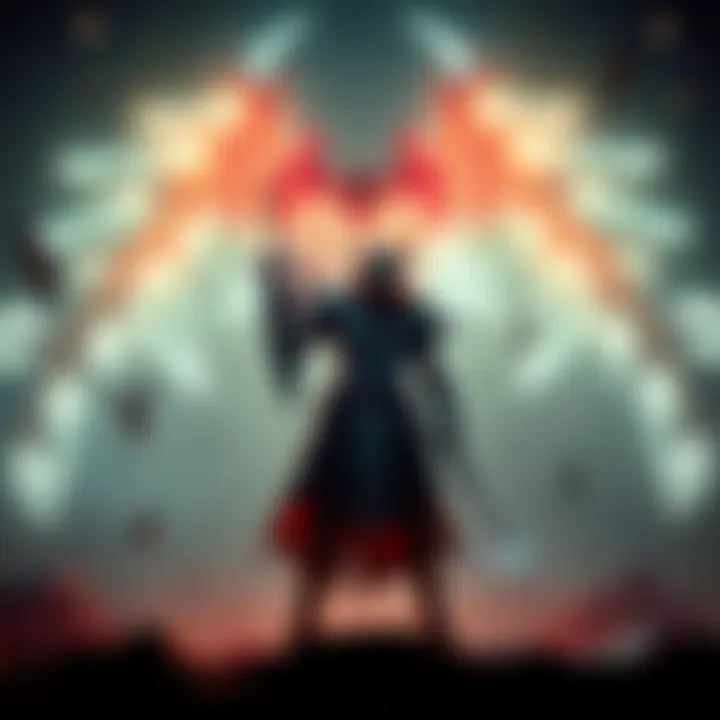 A hunter class character successfully finishing a solo flawless Vespers Host encounter, standing confidently with weapons drawn, surrounded by glowing lights and energy effects from the battle.