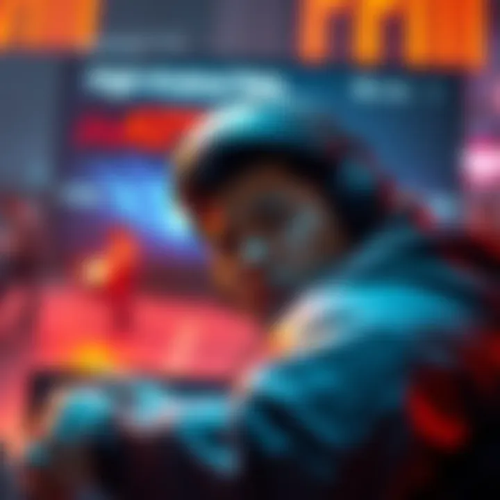 Solo player facing distant attacks A gamer playing alone looks stressed as they get eliminated from far away, showing the intensity of solo gameplay. The screen displays a high knockout rate.