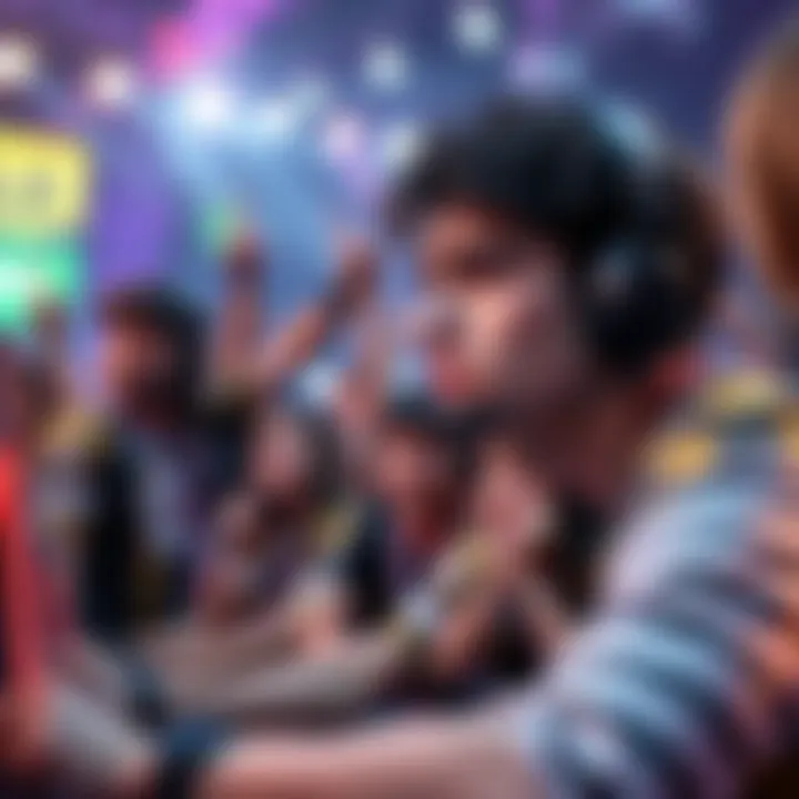 A solo player looks dissatisfied while stacked teams celebrate their victory in a multiplayer game setting